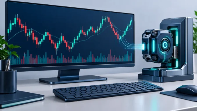 Automation module being integrated into an illustrative financial platform