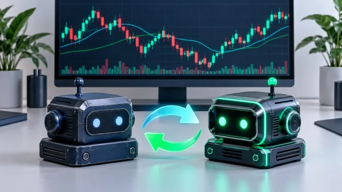 Dobrando Bancas — mt5-update Automation modules representing a robot update and replacement
