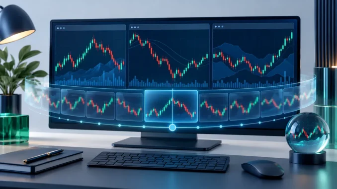 Dobrando Bancas — profit-backtest Gráficos históricos em camadas representando análise e simulação
