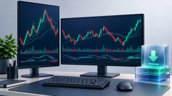 Dobrando Bancas — profit-download Workstation with financial monitors and installation elements