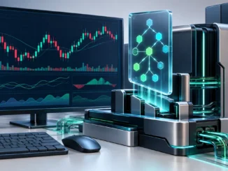 Visual strategy structure being integrated into a trading environment